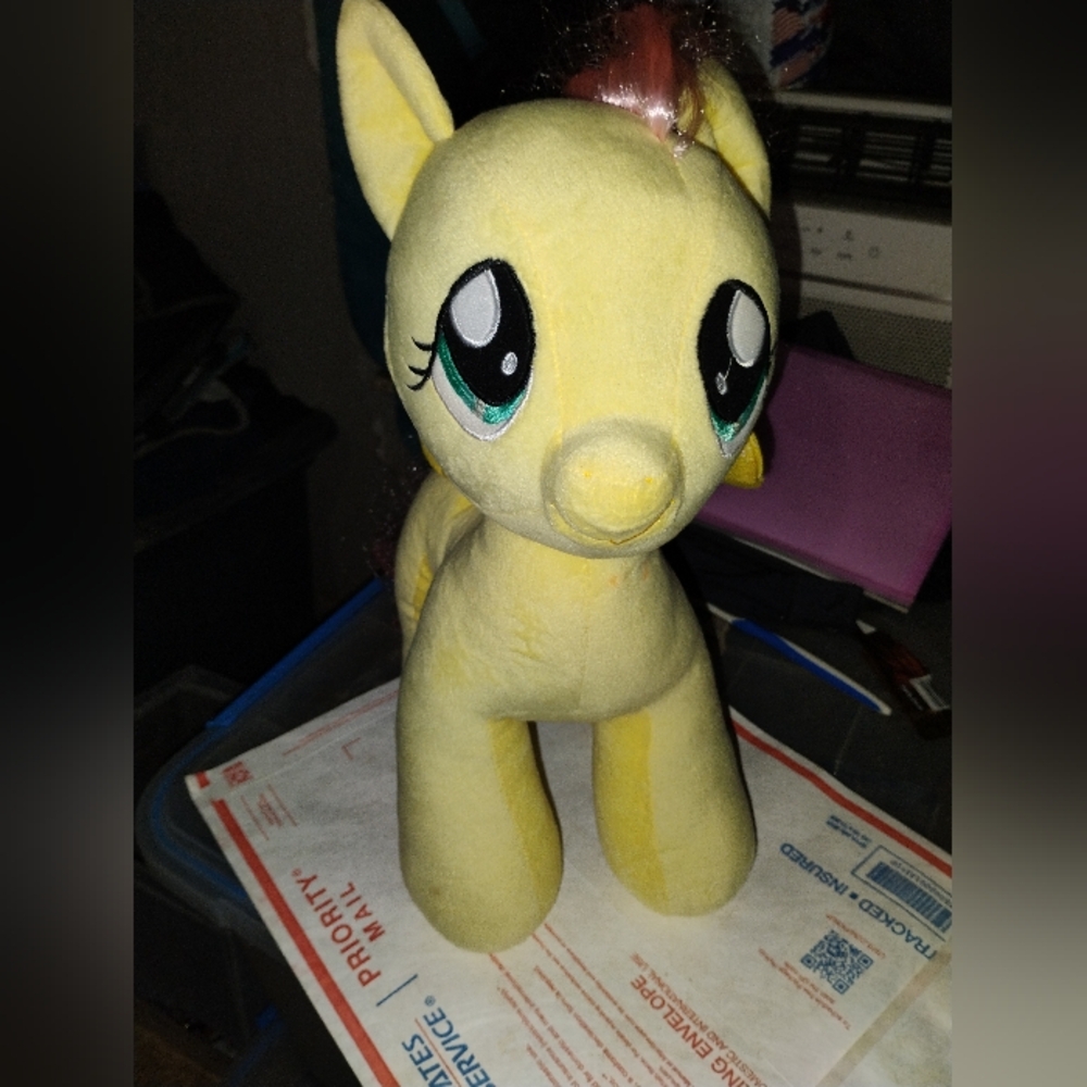BAB MLP Fluttershy 16'' Plush Stuffed Animal Yellow Butterfly My Little Pony